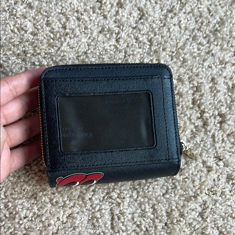 Kate Spade Black Wallet with Minnie Mouse Graphic - Picture 3 of 3